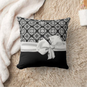 スタイリッシュな白黒装飾者の枕 クッション (ブランケット)