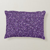 スタイリッシュな紫色の平静そしてあなたの文字を保って下さい アクセントクッション (裏面)