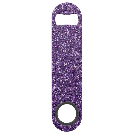 スタイリッシュな紫色の平静そしてあなたの文字を保って下さい スピード栓抜き (裏面)