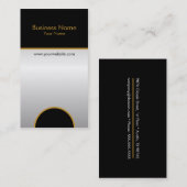 スタイリッシュな縦の名刺のテンプレート 名刺 (正面/裏面)