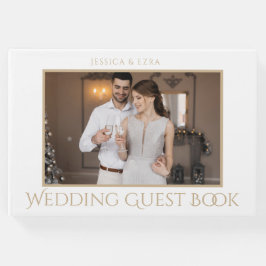 スタイリッシュな脚本 白と金 | フォト ゲストブック