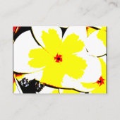 スタイリッシュな花束の招待状 エンクロージャーカード (裏面)