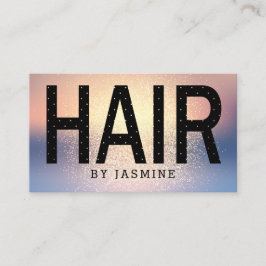 スタイリッシュな金ゴールドのグリッターの毛 名刺