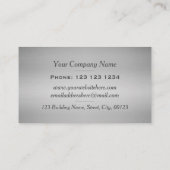 スタイリッシュな金属はスパナーの整備士を連動させます 名刺 (裏面)