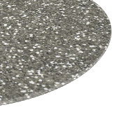 スタイリッシュな銀製のグリッター カッティングボード (角)