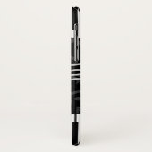 スタイリッシュな音楽はト音記号およびピアノ鍵に注意します Case-Mate iPhoneケース (裏面/左)