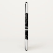 スタイリッシュな音楽はト音記号およびピアノ鍵に注意します Case-Mate iPhoneケース (裏面/右)