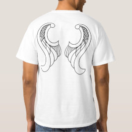 スタイリッシュな鳥の翼Tシャツ Tシャツ