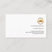 スタイリッシュな2つは夜ライト《写真》ぼけ味のトラック運送にある調子を与えました 名刺 (裏面)