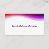 スタイリッシュな2サイドビジネスカード 名刺 (裏面)