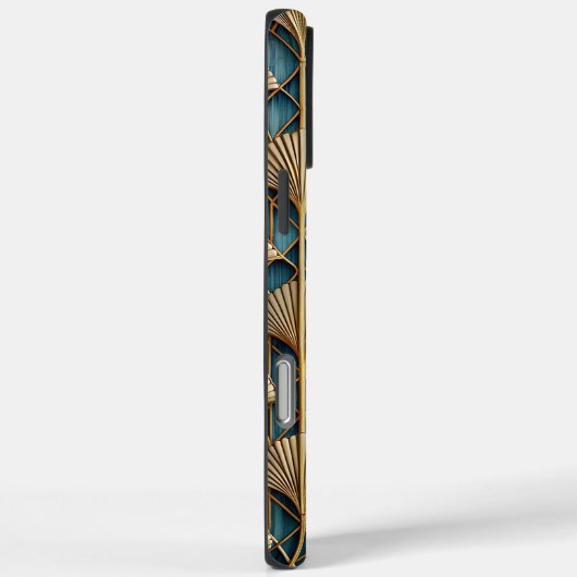 スタイリッシュな3Dアールデコ調ファンデザイン Case-Mate iPhoneケース (裏面 / 右)