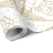 スタイリッシュなbohoの手描きの金曼荼羅 ラッピングペーパー (ロールコーナー)