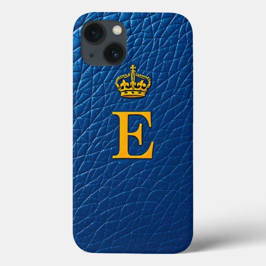 スタイリッシュなEの上の金の王冠 Case-Mate iPhoneケース (裏面)
