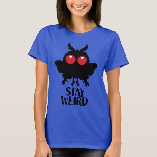 スタイリッシュに変われ モスマン 未確認生物 Tシャツ (正面)