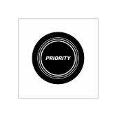 スタイリッシュに整理整頓「PRIORITY」メールルーム用 ラバースタンプ (インプリント)