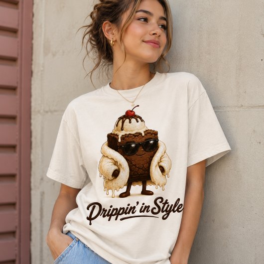 スタイリッシュに滴るTシャツ Tシャツ