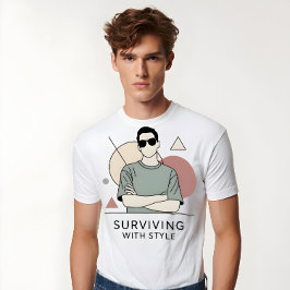 スタイリッシュに生き残るTシャツ Tシャツ