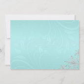 スタイリッシュのぶら下がったオーナメントクリスマスパーティー招待状 招待状 (裏面)