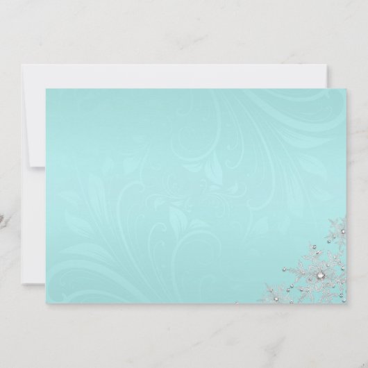 スタイリッシュのぶら下がったオーナメントクリスマスパーティー招待状 招待状 (裏面)