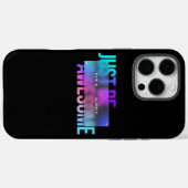 スタイリッシュはっきりしたタイポグラフィ感動的引用文 Case-Mate iPhoneケース (裏面 (横))