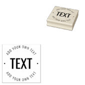 スタイリッシュはっきりしたモダン文字 ラバースタンプ (押印)