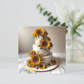 スタイリッシュひま飾お誕生日ケーキ カード (スタンド正面)