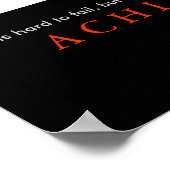 スタイリッシュやる気を起こさせるユニーク馬ポスタープリント ポスター (角)