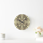 スタイリッシュアニマルプリント時計 ラウンド壁時計 (ホーム)