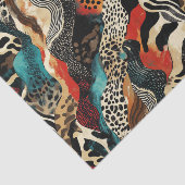 スタイリッシュアニマルプリント融合デザイン 薄葉紙 (詳細)