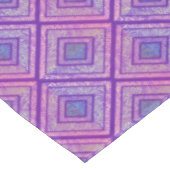 スタイリッシュアールヌーボーモダンパープルラベンダーパターン テーブルクロス (アングル)