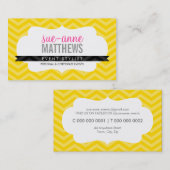 スタイリッシュエレガントクール模様 名刺 (正面/裏面)