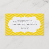 スタイリッシュエレガントクール模様 名刺 (裏面)