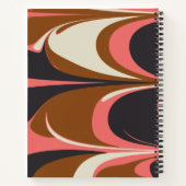 スタイリッシュエレガントコンテンポラリーパーソナライズされた ノートブック (裏面)