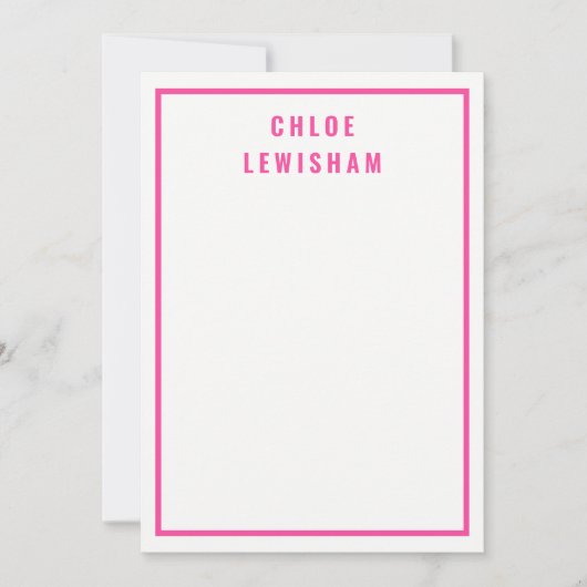 スタイリッシュエレガントシンプルピ縁どク水玉模様 ノートカード (正面)