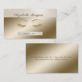 スタイリッシュエレガントストライプのキラキラ光 名刺 (正面/裏面)