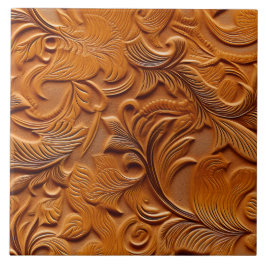 スタイリッシュエレガントフェイクエンボスレザー タイル