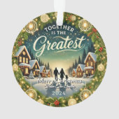 スタイリッシュエレガントモダンシンプルユニークレトロヴィンテージ オーナメント (裏面)