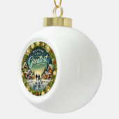 スタイリッシュエレガントモダンシンプルユニークレトロヴィンテージ セラミックボールオーナメント (右)