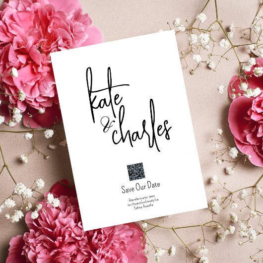 スタイリッシュエレガントモダン名前をカスタムする 招待状