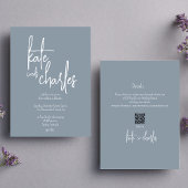 スタイリッシュエレガントモダン名前をカスタムする 招待状