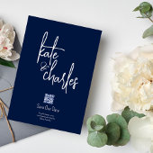 スタイリッシュエレガントモダン名前をカスタムする 招待状