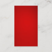 スタイリッシュエレガントモダン縦灰色ストライプ赤 名刺 (裏面)