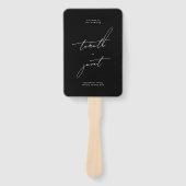 スタイリッシュエレガント名前をカスタムする式 ハンドファン (正面)