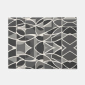 スタイリッシュエレガント白黒 ドアマット (正面)