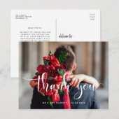 スタイリッシュエレガント結婚感謝してい君 ポストカード (正面/裏面)