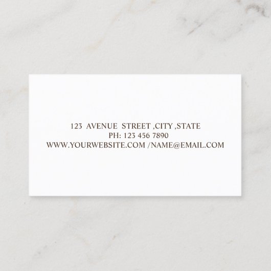 スタイリッシュエレガント絵を描線金ゴールドグリッター洗浄 名刺 (裏面)