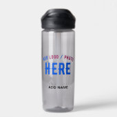 スタイリッシュカスタマイズモダン可能なASH検証済みブランド ウォーターボトル (背面)
