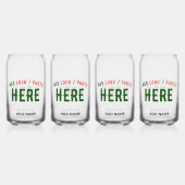 スタイリッシュカスタマイズ可澄ん能な検証済みブランド ガラス缶 (裏面)