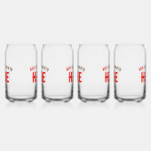 スタイリッシュカスタマイズ可澄ん能な検証済みブランド ガラス缶 (右)