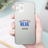 スタイリッシュカスタマイズ可澄ん能な検証済みブランド シール (スマートフォン)